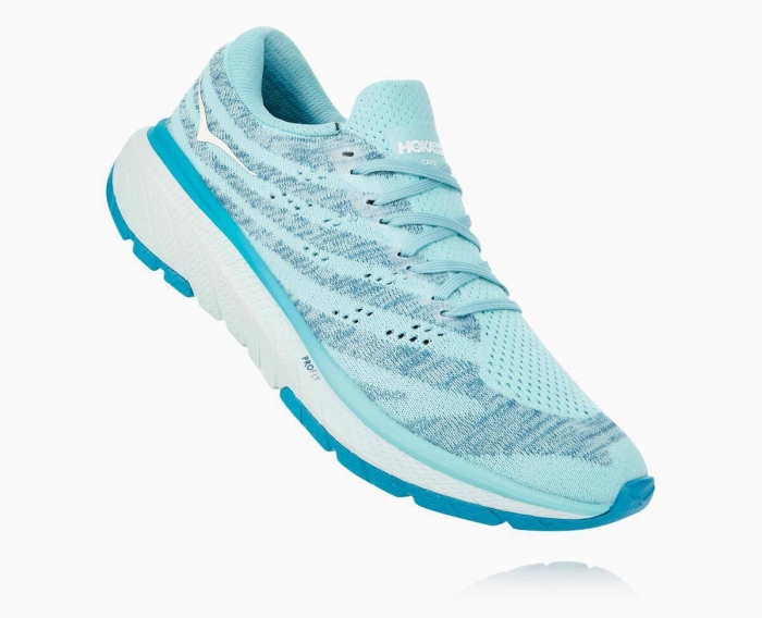 Hoka Løpesko Asfalt Nettbutikk - HOKA ONE ONE Cavu 3 Dame Aqua [NO-32IEOK]